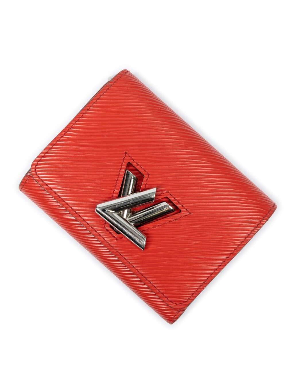 Louis Vuitton Twist Compact Wallet Red Epi